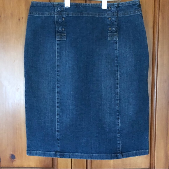 j jill denim skirt